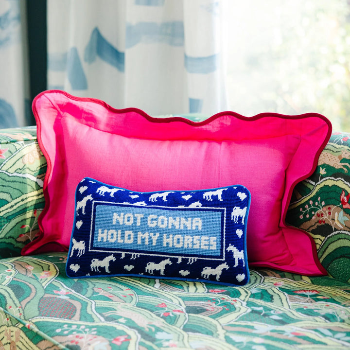 Not Gonna Hold My Horses - Loro Lino Fine Linens