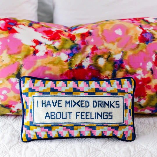 I Have Mixed Drinks About Feelings - Loro Lino Fine Linens