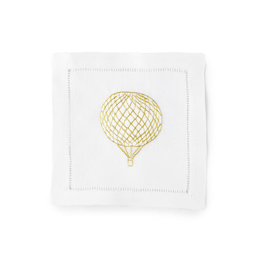 Balloon Cocktail Napkin 6x6 (Set of 4) - Loro Lino Fine Linens