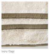 Bermuda Bath Towel SET with Face and Hand Towels  125.00 - Loro Lino Fine Linens