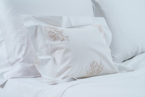 Coral Knots Fine Bedding Collection - Loro Lino Fine Linens