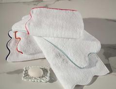 Palm Beach Bath Towel SET with Face and Hand Towels  125.00 - Loro Lino Fine Linens
