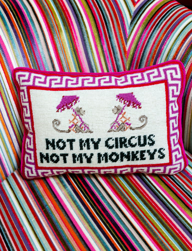 Not My Circus Not My Monkey's - Loro Lino Fine Linens