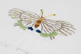 Fishers Butterfly Tip Towel - Loro Lino Fine Linens